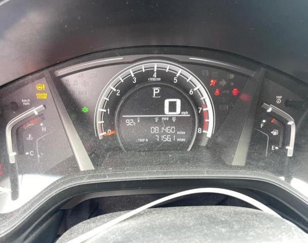 2HKRW6H32KH219264 - 2019 HONDA CR-V LX SILVER photo 9