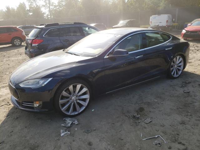 5YJSA1CGXDFP04007 - 2013 TESLA MODEL S Mavi foto 1