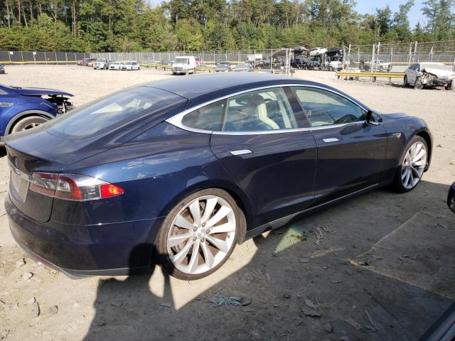 5YJSA1CGXDFP04007 - 2013 TESLA MODEL S Mavi foto 3