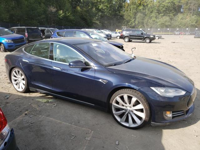 5YJSA1CGXDFP04007 - 2013 TESLA MODEL S Mavi foto 4