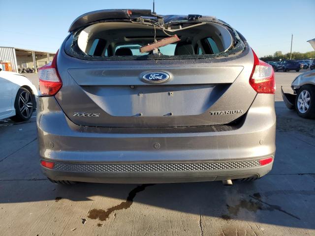 1FADP3N28EL300356 - 2014 FORD FOCUS TITANIUM GRAY photo 6