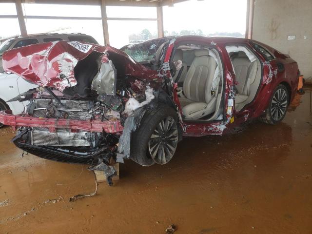 3LN6L5E93JR615547 - 2018 LINCOLN MKZ RESERVE ბურგუნდია ფოტო 1