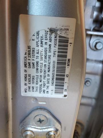 1HGCM66457A100101 - 2007 HONDA ACCORD SE SILVER photo 12