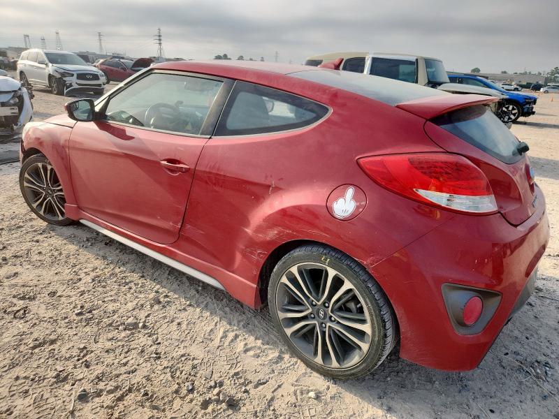 KMHTC6AE8GU273073 - 2016 HYUNDAI VELOSTER TURBO Qırmızı foto 2