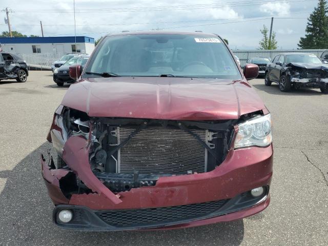 2C4RDGCG3JR326735 - 2018 DODGE GRAND CARAVAN SXT BURGUNDY photo 5