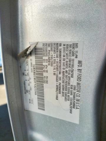 1LNHM81W3YY821546 - 2000 LINCOLN TOWN CAR EXECUTIVE SILVER photo 12