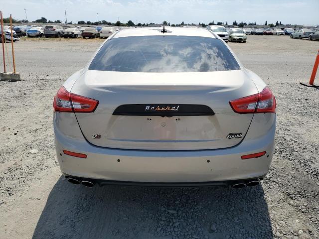 ZAM57RTA3E1089618 - 2014 MASERATI GHIBLI S Сріблястий фото 6