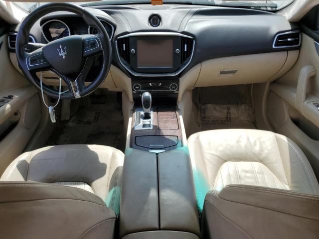 ZAM57RTA3E1089618 - 2014 MASERATI GHIBLI S Сріблястий фото 8