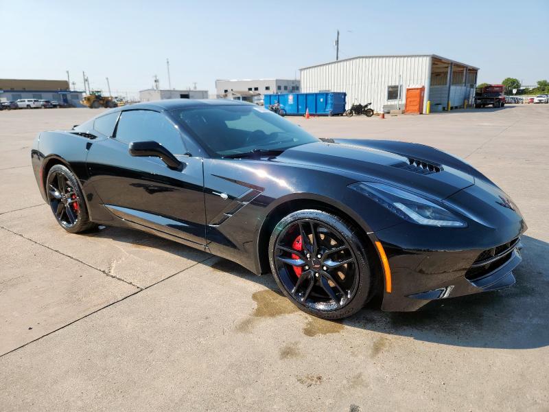 1G1YB2D76K5112185 - 2019 CHEVROLET CORVETTE STINGRAY 1LT BLACK photo 4