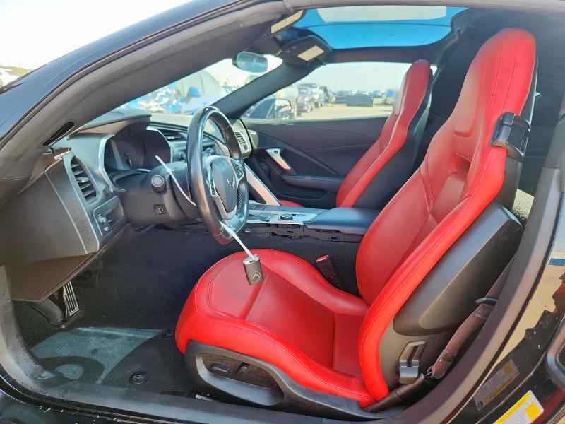 1G1YB2D76K5112185 - 2019 CHEVROLET CORVETTE STINGRAY 1LT BLACK photo 7