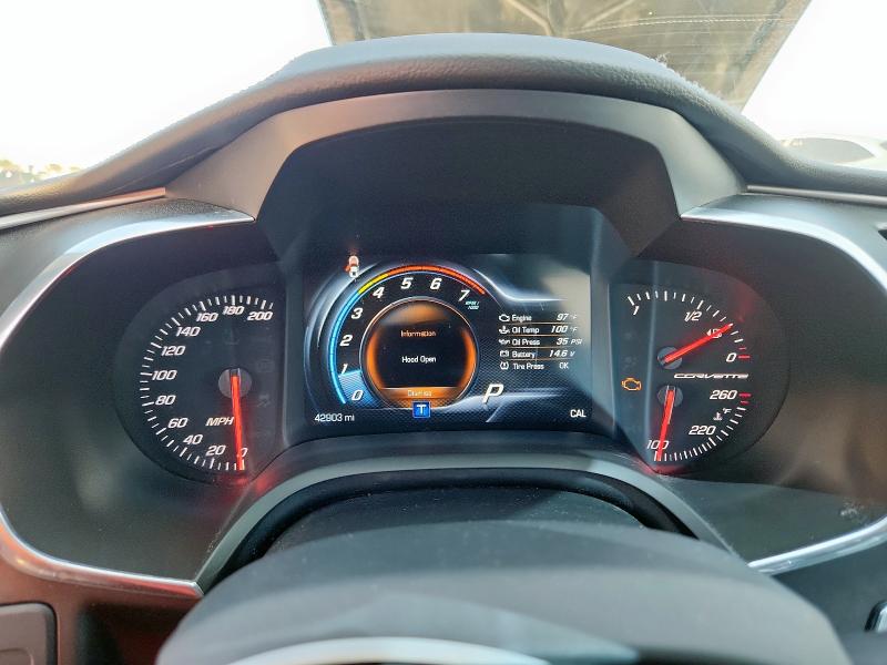 1G1YB2D76K5112185 - 2019 CHEVROLET CORVETTE STINGRAY 1LT BLACK photo 9