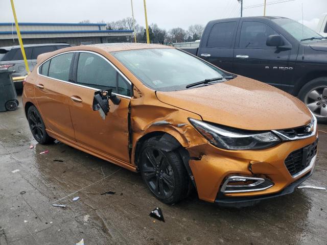 3G1BF6SM0HS598775 - 2017 CHEVROLET CRUZE PREMIER ORANGE photo 4