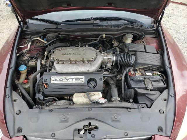 1HGCM66504A069652 - 2004 HONDA ACCORD EX BURGUNDY photo 11