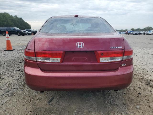 1HGCM66504A069652 - 2004 HONDA ACCORD EX BURGUNDY photo 6