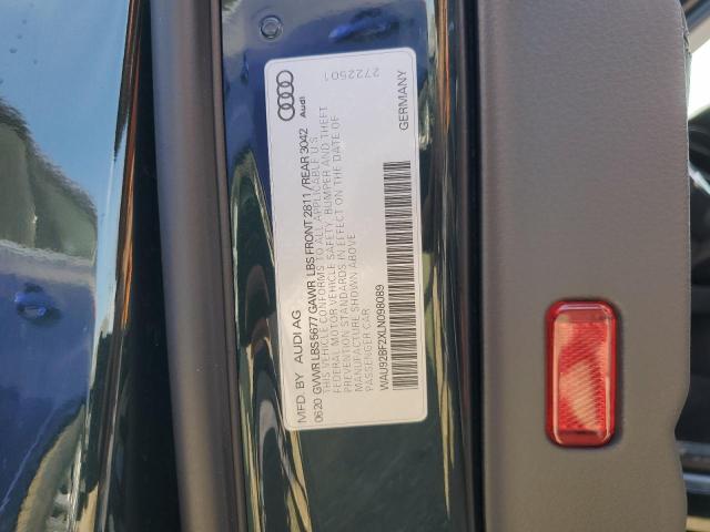 WAU92BF2XLN098089 - 2020 AUDI A6 ALLROAD PRESTIGE შავი ფოტო 12