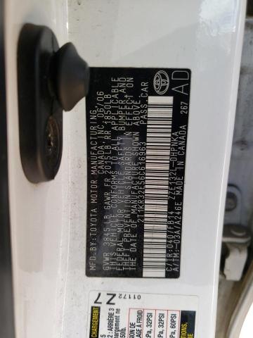 2T1KR32E56C616963 - 2006 TOYOTA COROLLA MA XR WHITE photo 12