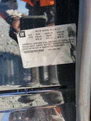 1G6AR5SX7E0192741 - 2014 CADILLAC CTS LUXURY COLLECTION BLACK photo 12