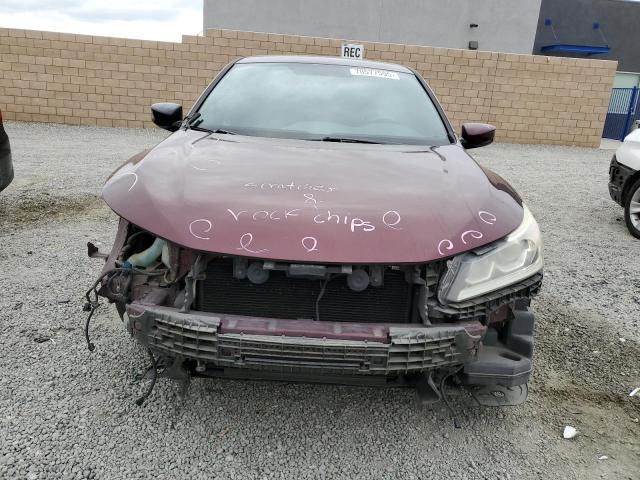 1HGCR2F58GA101682 - 2016 HONDA ACCORD SPORT Бордовый фото 5