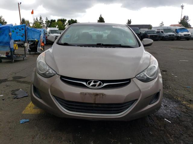 5NPDH4AE4DH247431 - 2013 HYUNDAI ELANTRA GLS BROWN photo 5