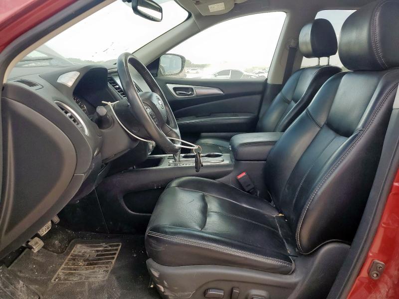 5N1DR2MNXHC677748 - 2017 NISSAN PATHFINDER S RED photo 7