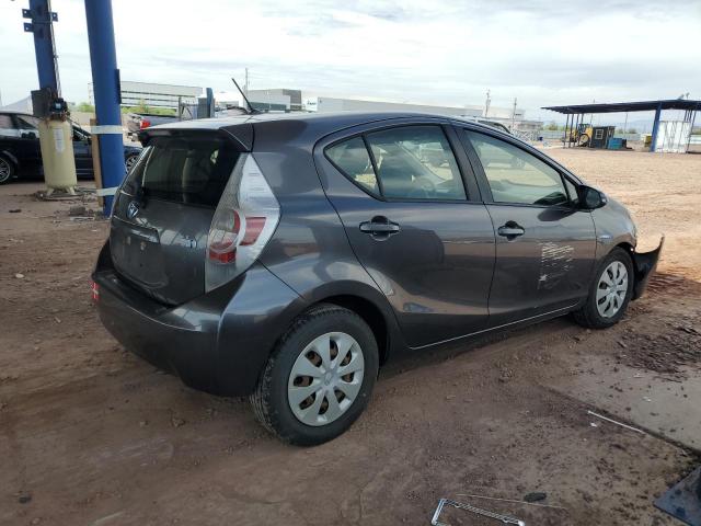 JTDKDTB32D1533764 - 2013 TOYOTA PRIUS C GRAY photo 3