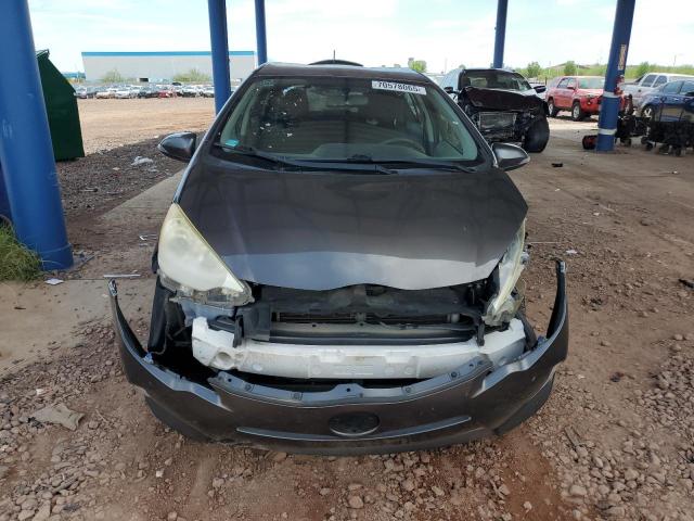 JTDKDTB32D1533764 - 2013 TOYOTA PRIUS C GRAY photo 5