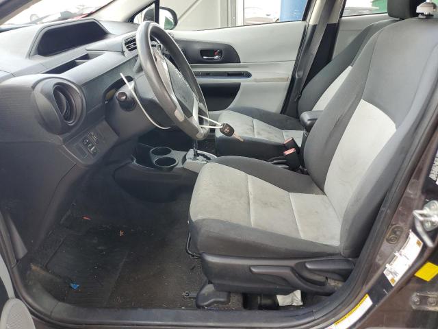 JTDKDTB32D1533764 - 2013 TOYOTA PRIUS C GRAY photo 7