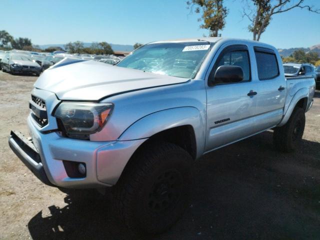 5TFJU4GN5DX034448 - 2013 TOYOTA TACOMA DOUBLE CAB PRERUNNER SILVER photo 1