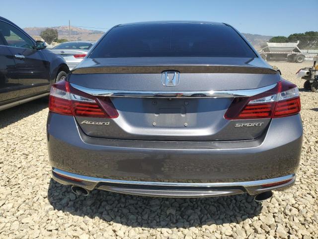 1HGCR2F58HA048337 - 2017 HONDA ACCORD SPORT CHARCOAL photo 6