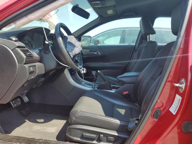1HGCR2F51GA248202 - 2016 HONDA ACCORD SPORT RED photo 7
