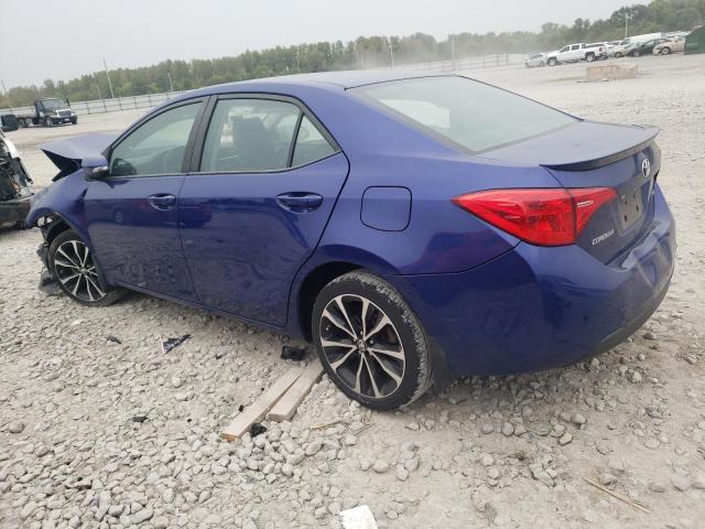 5YFBURHE8JP772965 - 2018 TOYOTA COROLLA L BLUE photo 2