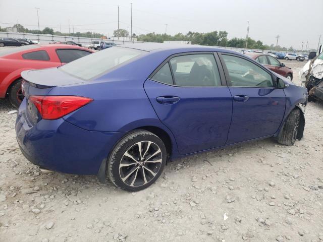 5YFBURHE8JP772965 - 2018 TOYOTA COROLLA L BLUE photo 3