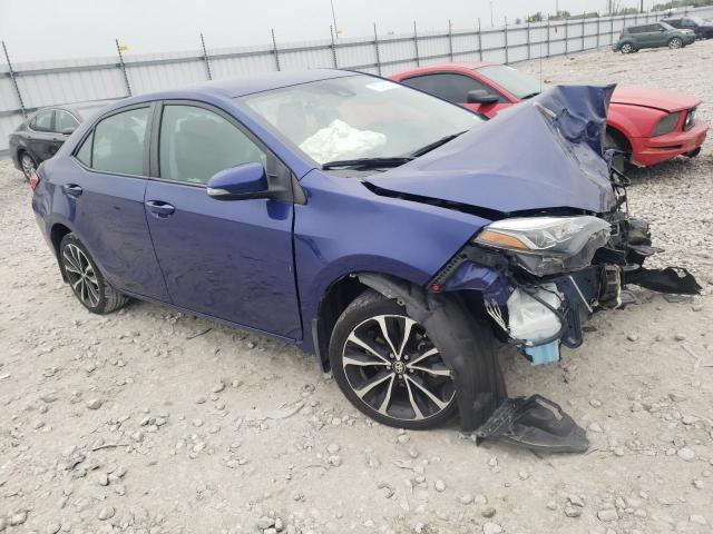 5YFBURHE8JP772965 - 2018 TOYOTA COROLLA L BLUE photo 4