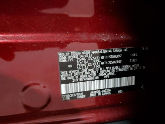 2T3F1RFV2RW468349 - 2024 TOYOTA RAV4 LE 红色 照片 14