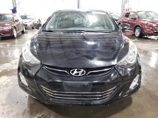 KMHDH4AE7CU294422 - 2012 HYUNDAI ELANTRA GLS BLACK photo 5