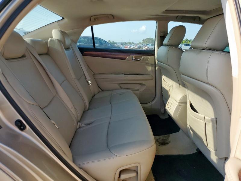 4T1BK3DBXBU371304 - 2011 TOYOTA AVALON BASE ذهبي صورة 10