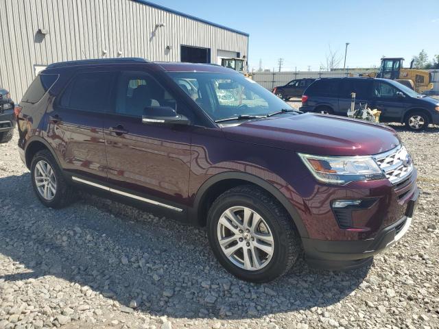 1FM5K8DH0JGC52530 - 2018 FORD EXPLORER XLT 栗色 照片 4