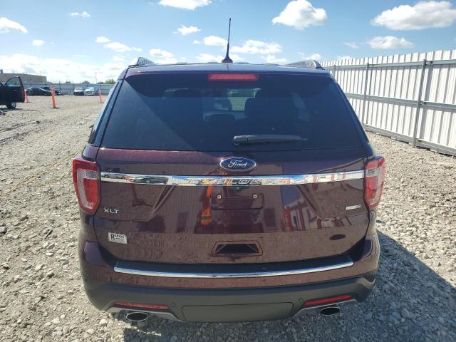 1FM5K8DH0JGC52530 - 2018 FORD EXPLORER XLT 栗色 照片 6