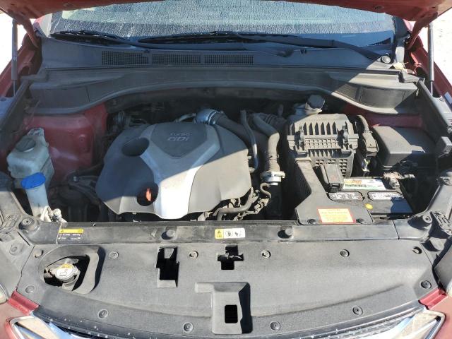 5XYZU3LA8DG078365 - 2013 HYUNDAI SANTA FE S RED photo 12