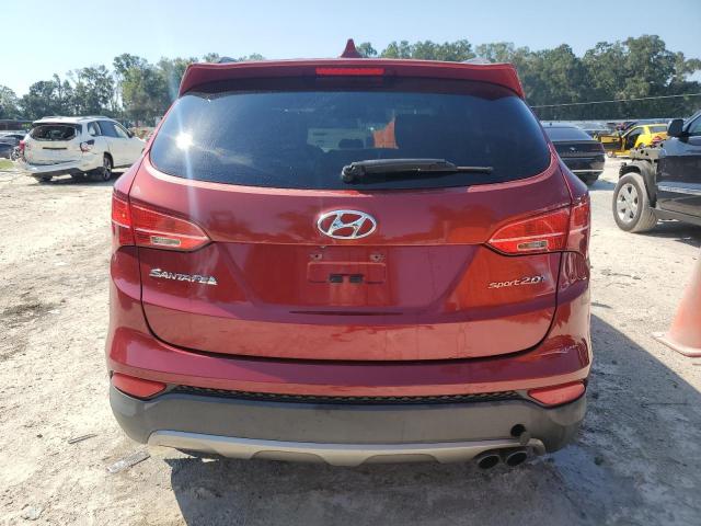 5XYZU3LA8DG078365 - 2013 HYUNDAI SANTA FE S RED photo 6