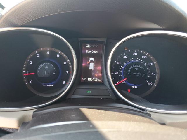 5XYZU3LA8DG078365 - 2013 HYUNDAI SANTA FE S RED photo 9