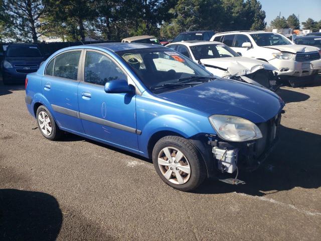 KNADE123986365539 - 2008 KIA RIO BASE BLUE photo 4