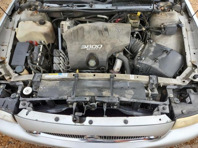 1G4HP54K3YU306648 - 2000 BUICK LESABRE CUSTOM SILVER photo 11