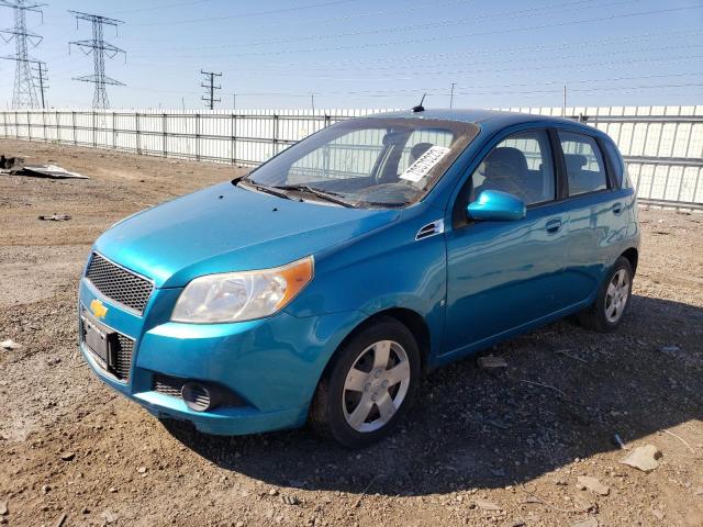 KL1TD66E39B323748 - 2009 CHEVROLET AVEO LS BLUE photo 1