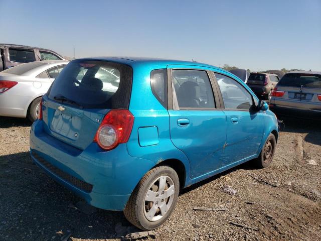 KL1TD66E39B323748 - 2009 CHEVROLET AVEO LS BLUE photo 3