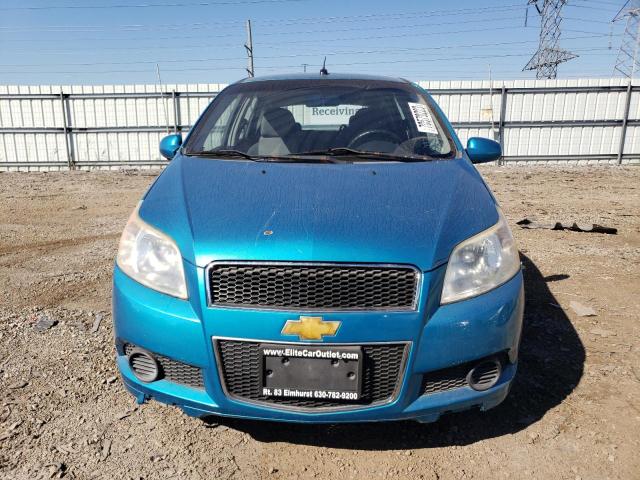 KL1TD66E39B323748 - 2009 CHEVROLET AVEO LS BLUE photo 5