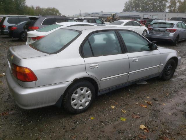 2HGEJ6616YH549605 - 2000 HONDA CIVIC BASE SILVER photo 3