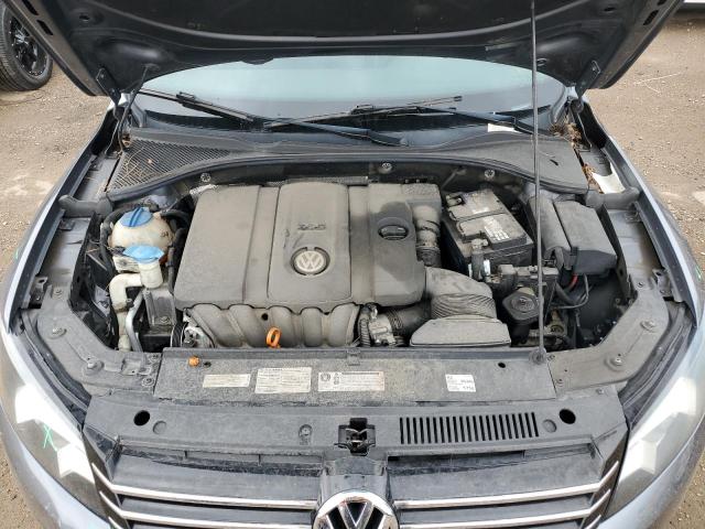 1VWBP7A34CC024971 - 2012 VOLKSWAGEN PASSAT SE SILVER photo 11