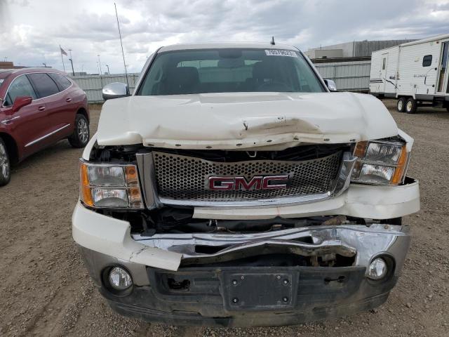 3GTP2VE35BG390410 - 2011 GMC SIERRA K1500 SLE WHITE photo 5