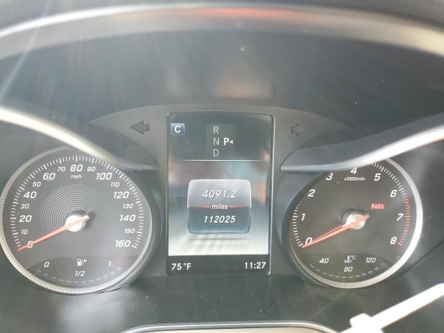 55SWF4KB1HU209421 - 2017 MERCEDES-BENZ C 300 4MATIC RED photo 9